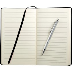 6" x 8.5" Viola Bound Notebook with Pen