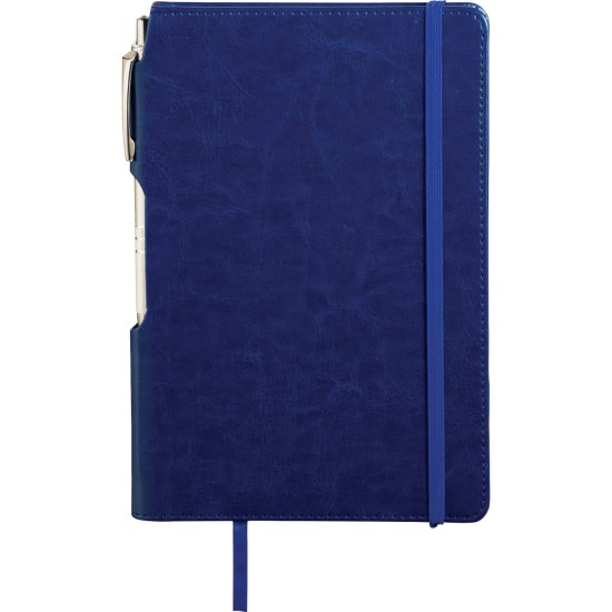 6" x 8.5" Viola Bound Notebook with Pen