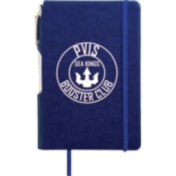 6" x 8.5" Viola Bound Notebook with Pen