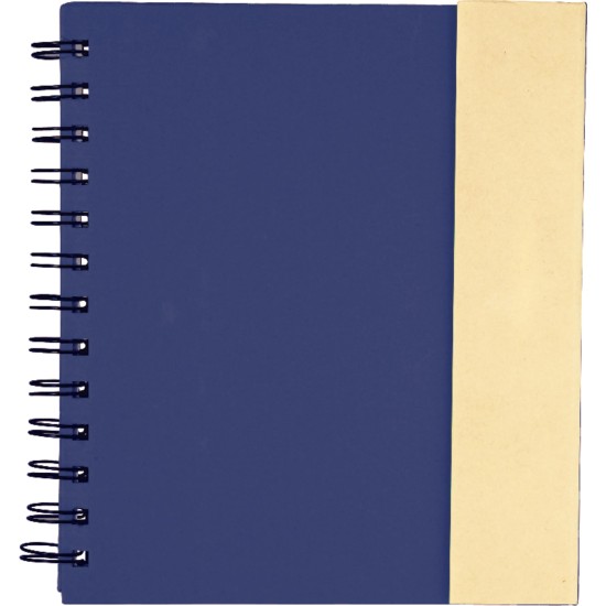 6.5" x 7" Lock-it Spiral Notebook w/Pen