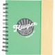 6.5" x 7" Lock-it Spiral Notebook w/Pen