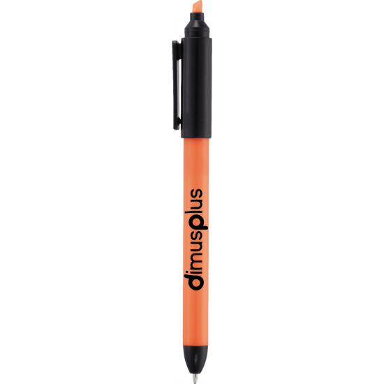 Double-Trouble Ballpoint Pen-Highlighter