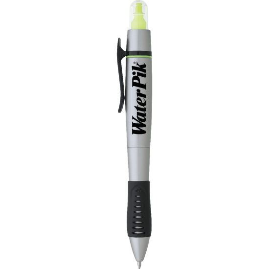 Dual-Tip Ballpoint Pen-Highlighter