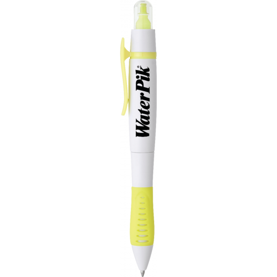 Dual-Tip Ballpoint Pen-Highlighter