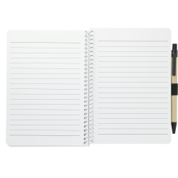 5” x 7” FSC® Mix Spiral Notebook with Pen