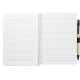 Color: Black (BK) (Bullet) 5” x 7” FSC® Mix Spiral Notebook with Pen