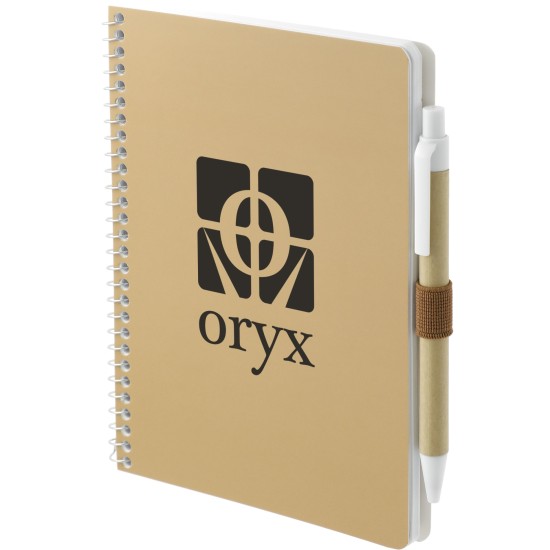 5” x 7” FSC® Mix Spiral Notebook with Pen