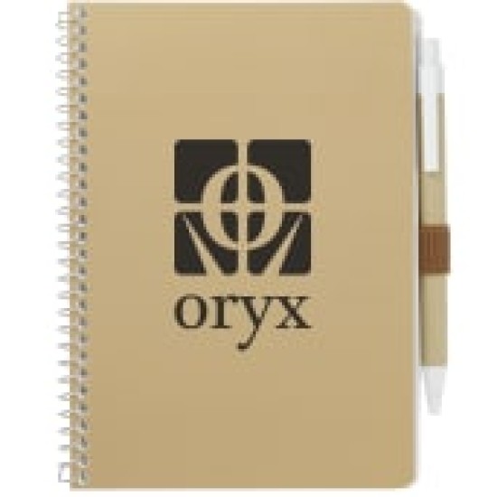 5” x 7” FSC® Mix Spiral Notebook with Pen