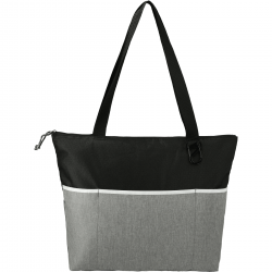 Stone Zippered Meeting Tote