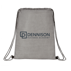 Graphite Non-Woven Drawstring Bag