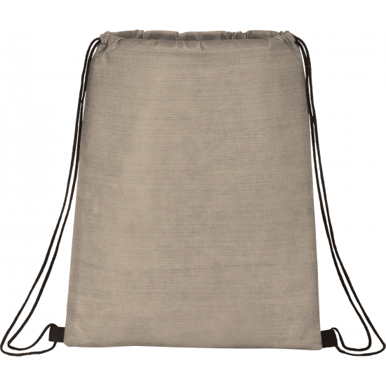 Graphite Non-Woven Drawstring Bag