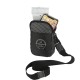 Grid Lanyard Crossbody Phone Pouch