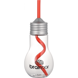 Light Bulb 20oz Tumbler with Straw