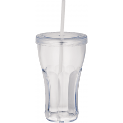 Fountain Soda 16oz Tumbler with Straw