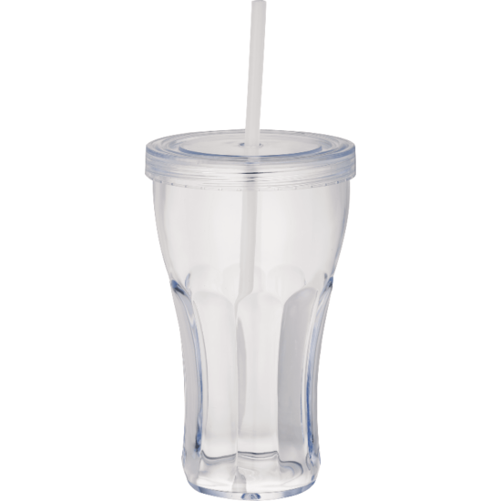 Fountain Soda 16oz Tumbler with Straw