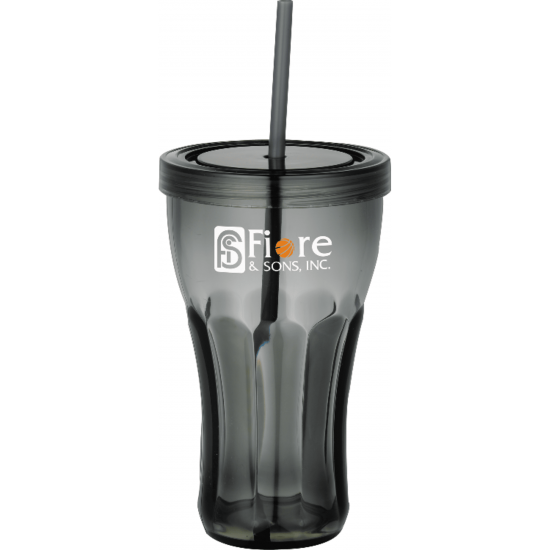 Fountain Soda 16oz Tumbler with Straw