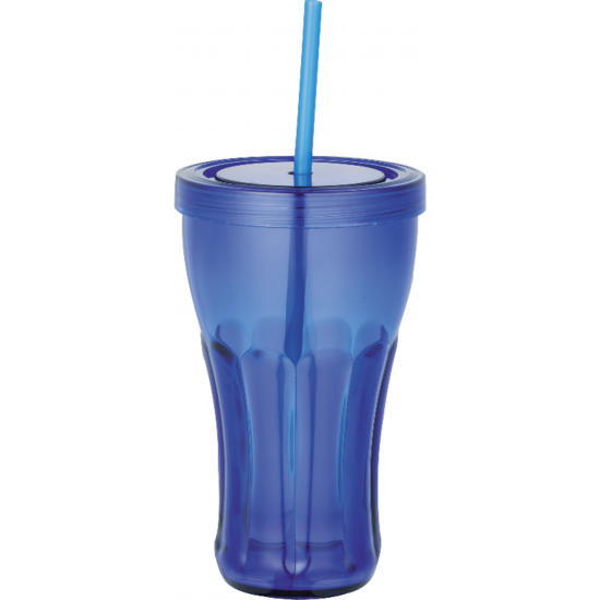 Fountain Soda 16oz Tumbler with Straw