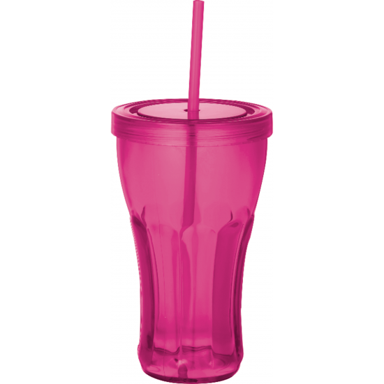 Fountain Soda 16oz Tumbler with Straw