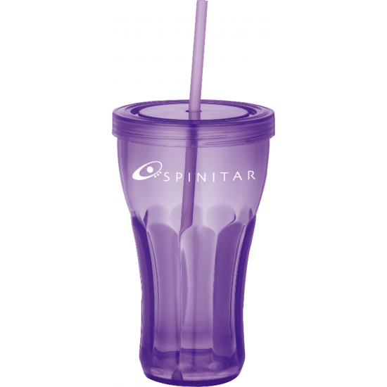 Fountain Soda 16oz Tumbler with Straw