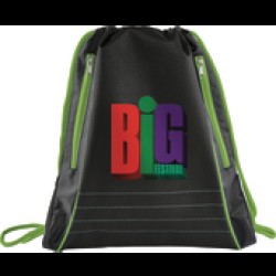 Neon Deluxe Drawstring Bag