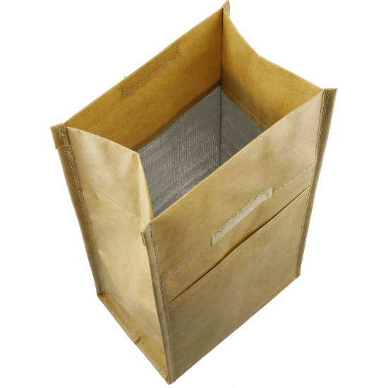 Brown Paper Bag 6-Can Lunch Cooler