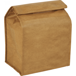 Brown Paper Bag 6-Can Lunch Cooler