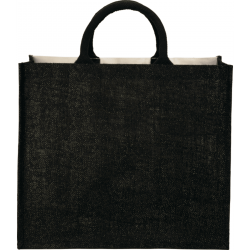 Metallic Jute and Cotton Shopper Tote