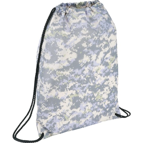 Camo Oriole Drawstring Bag