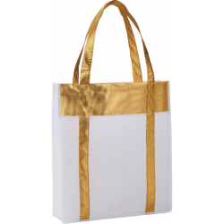 Metallic Non-Woven Shopper Tote