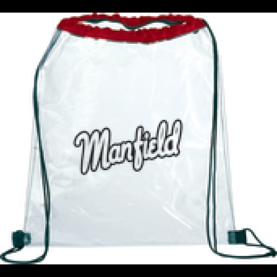 Rally Clear Drawstring Bag