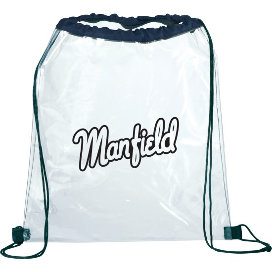 Rally Clear Drawstring Bag