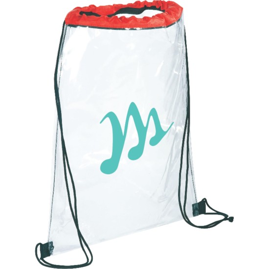 Rally Clear Drawstring Bag