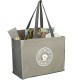 Recycled Cotton Contrast Side Shopper Tote