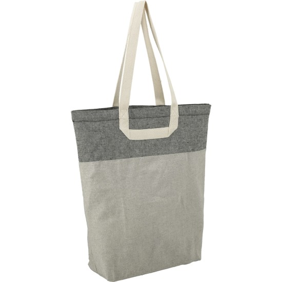 Recycled Cotton U-Handle Book Tote