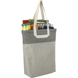 Recycled Cotton U-Handle Book Tote
