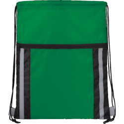 Deluxe Reflective Drawstring Bag