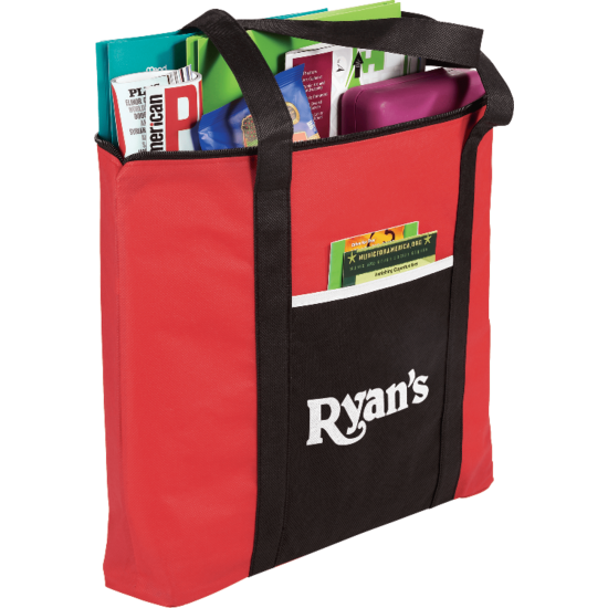 Timeline Non-Woven Zip Convention Tote