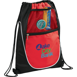 Locker Mesh Pocket Drawstring Bag