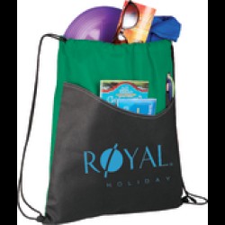 Rivers Non-Woven Drawstring Bag