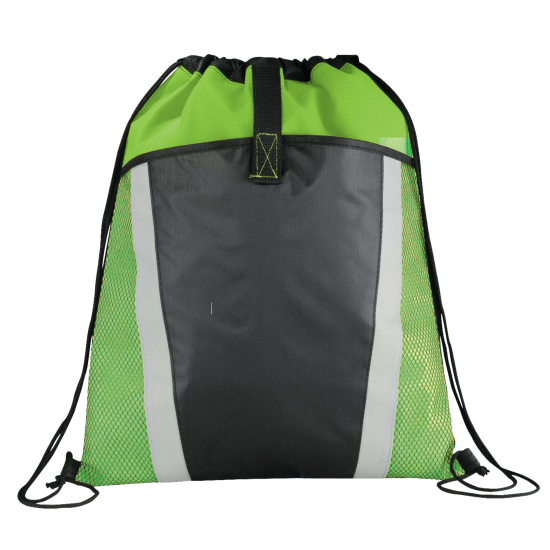 Vortex Mesh Pocket Drawstring Bag