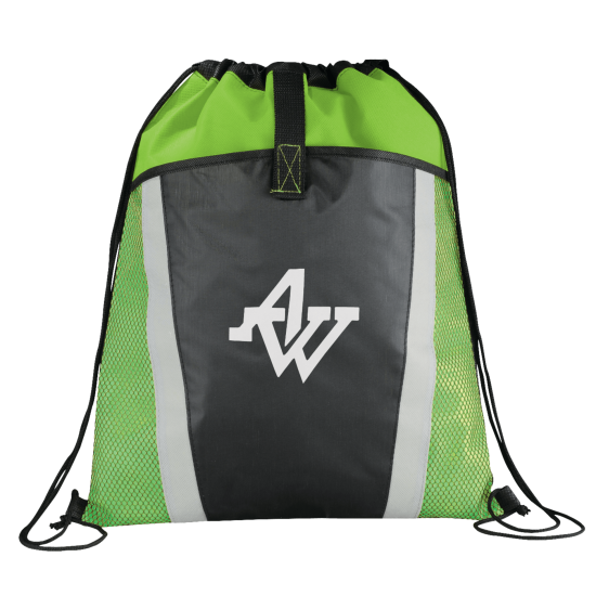 Vortex Mesh Pocket Drawstring Bag