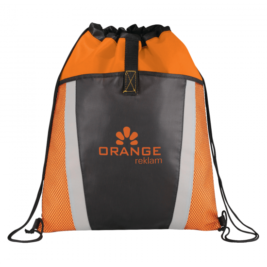 Vortex Mesh Pocket Drawstring Bag