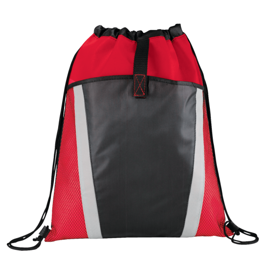 Vortex Mesh Pocket Drawstring Bag
