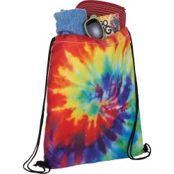 Tie Dye Drawstring Bag