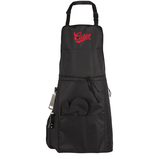 BBQ Apron with Grilling Mitt and Bottle Opener