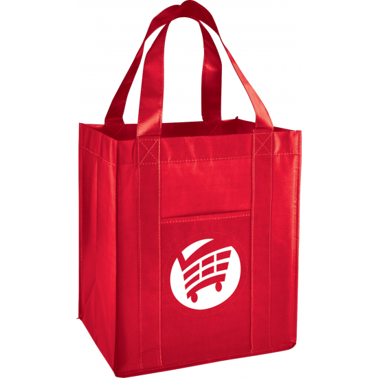 Deluxe Laminated Non-Woven Grocery Tote