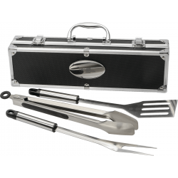 3 Piece BBQ set in Aluminum Case