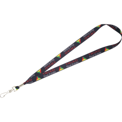 Full Color 3/4" Lanyard w/ Hook