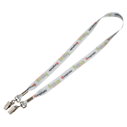 Full Color Premium Double 3/4" Lanyard