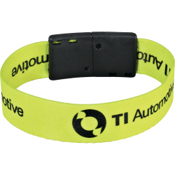 Full Color 3/4" Wristband w/ Clip